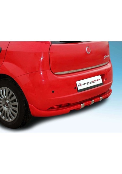Fiat Grande Punto Arka Tampon Altı Kromlu Fiber 2005-2010