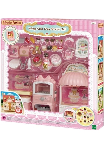 5807 Sylvanian Families Kasaba Pasta Dükkanı Oyun Seti +3 Yaş Standart