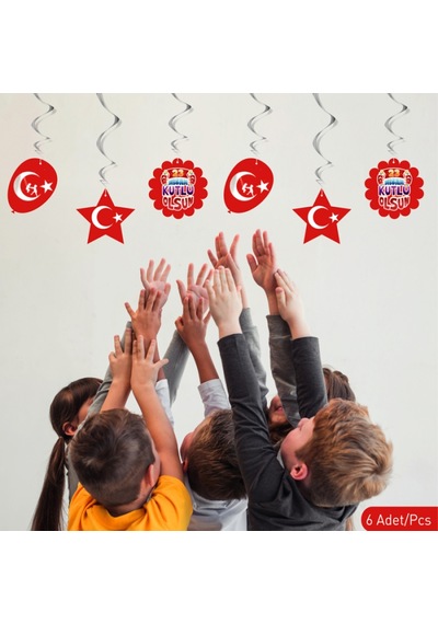 23 Nisan Süsleme Seti, Bayrak, Balon, Süs