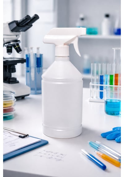 Plastik Şişe 1000 Ml + Sprey Kapak