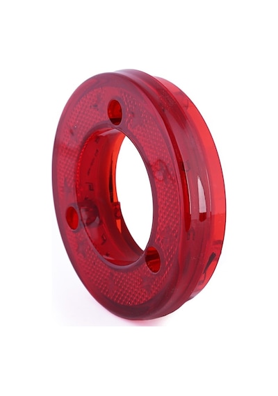 Ahmet Otomotiv Yuvarlak Simit Tip Led Lamba 9 Led 12/24v Kırmızı Stop Lamba