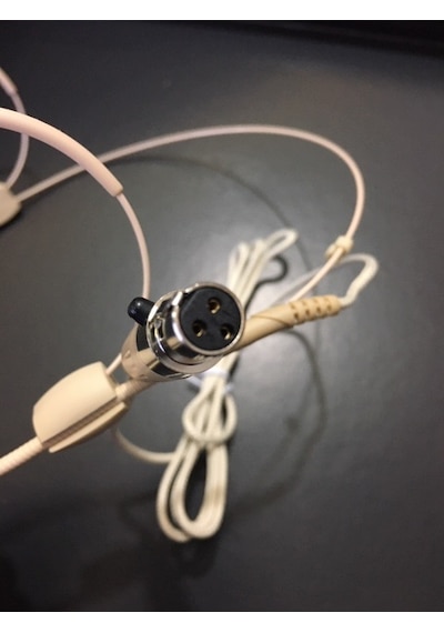 Headset Kafa Ünitesi Ten Rengi Mini Xlr