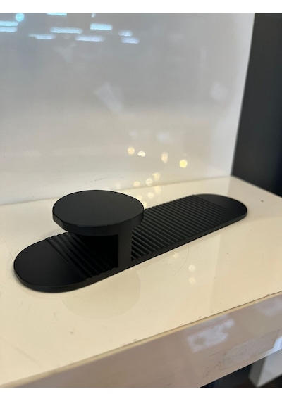 Flow Alfa Metal Kulp 32mm Mat Siyah Dolap Kapak Modern Çekmece Mobilya Tv Ünite Komidin Vestiyer Mat Siyah