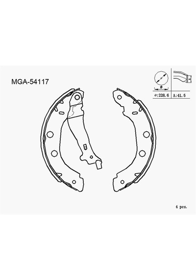 Kampana Balata Le5Yelı 42Mm Renault Kangoo Kc0 1 Fc0 1 98 - 08