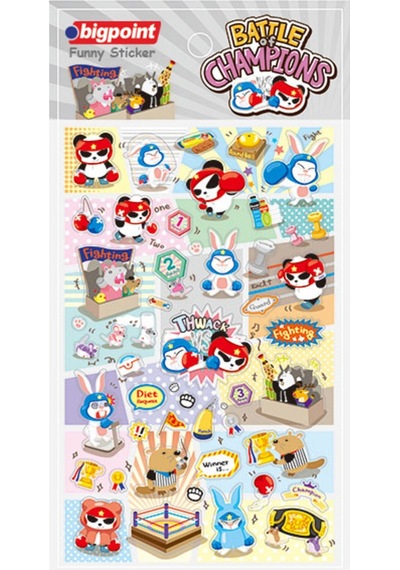 Bigpoint Sticker Şampiyonlar Savaşı X 15 Adet