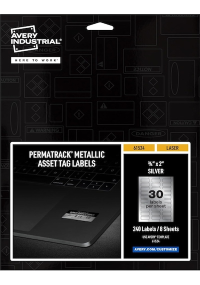 Varlık Etiketi Etiketleri 3 4 X 2 Inç Lazer Yazdırılabilir Etiketler 240 Su Geçirmez Etiket 61524 1