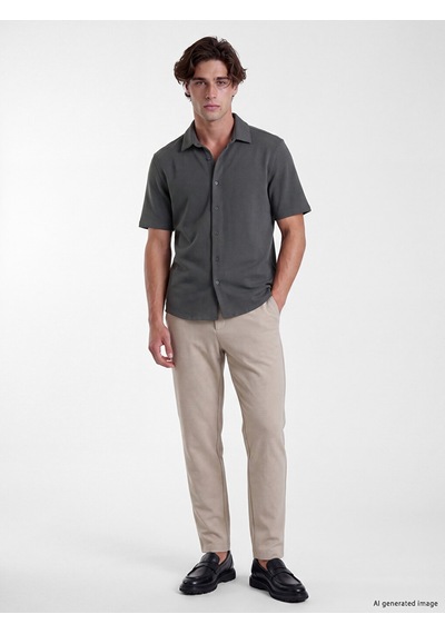 Lcw Vision Gri Regular Fit Erkek Gömlek