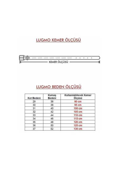 Lugmo 2 Adet Hakiki Deri Erkek Kemer 4,5 Cm Dikiş Desenli Siyah Siyah-siyah