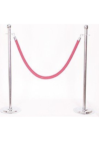 Protokol Köşesi Krom Bariyer - 75CM