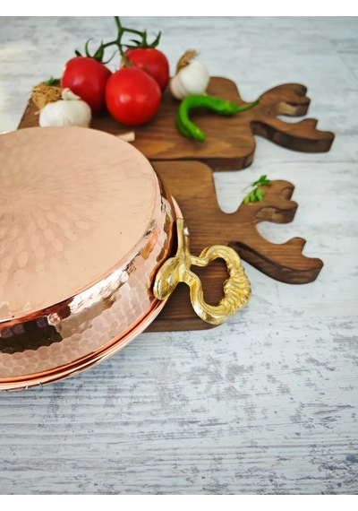 Moda Bakır Bakır Yumurta Tava 14 Cm Diğer