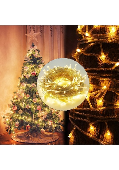 10 Metre 100 Ledli Fişli Led Dekor Lambası Günışığı Yılbaşı Ledi