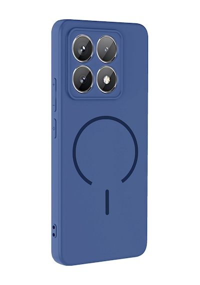 Zore 14t Pro Kılıf M-safe Şarj Özellikli Omsy Meta Kapak - Rose Pembe