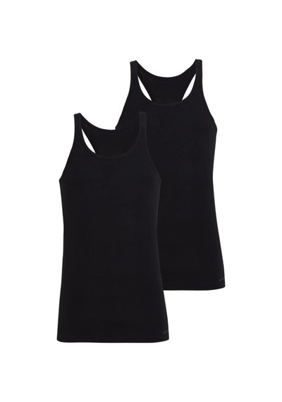Blackspade Erkek Sırtı Çapraz Atlet 2 Li Paket 9676 Beyaz
