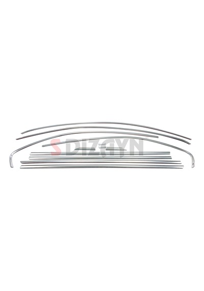 S-Dizayn Vw Jetta Krom Cam Çerçeve Seti 12 Prç. 2011 Üzeri