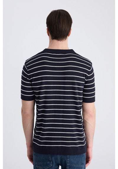 D's Damat Ds Damat Regular Fit Lacivert Pamuklu T-shirt 4hc0600110162 101