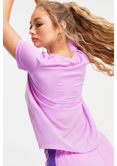 Nike Miler Dri Fit Tee Sırt Hava Panelli Koşu Spor Antrenman Tişörtü Mor Mor