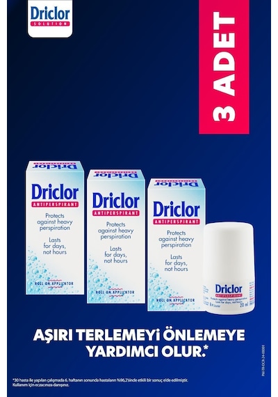 Aşırı Terleme Önleyici Antiperspirant Roll-on 20ml X3