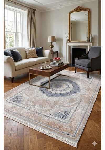 Efsane Halı 160x230 Esmira Koleksiyonu 31892-035 Mavi