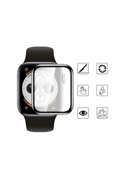 Watch 38mm Uyumlu Ultra Ince Darbe Emici Mat Eko Ppma Pet Saat Ekran Koruyucu