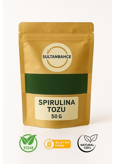 Spirulina Tozu 50 Gr Doğal Bitkisel Protein Ve Yüksek Süper Gıda - Spirulina Powder
