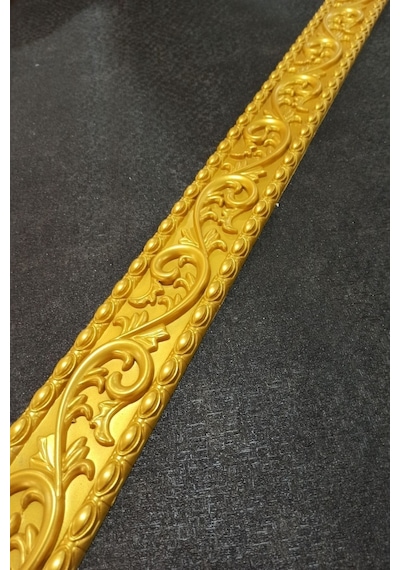 Saray Tavan Bordür Altın Renk 8 Cm 100 Cm