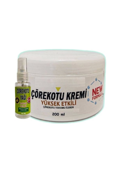 Çörek Otu Rahatlatıcı Masaj Bakım Kremi 200 Ml+30 Ml Çörek Otu Yağ İle