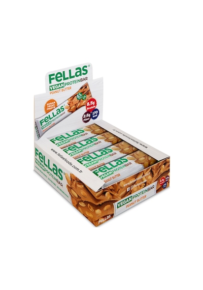 Fellas Protein Bar Yer Fıstığı Ezmeli 40 Gr x 12 Adet