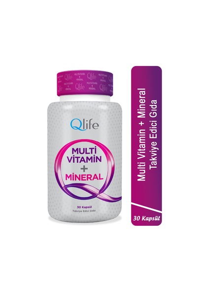Multivitamin Ve Mineral - 13 Vitamin 7 Mineral 30 Kapsül