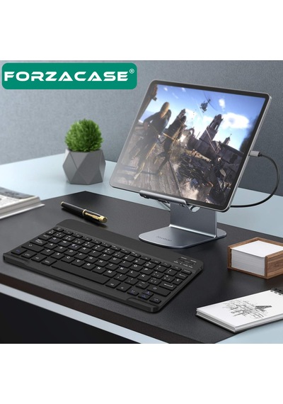 Tablet Telefon İçin Kare Tuş Bluetooth Klavye - Fc755 Beyaz