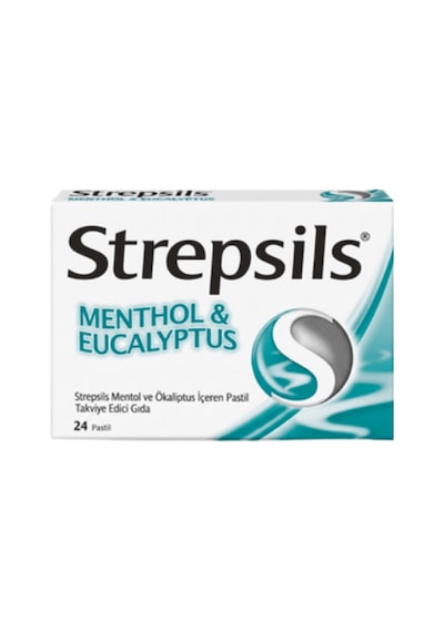 Strepsils Mentol Ve Okaliptus İçeren Pastil 24 Adet-2822
