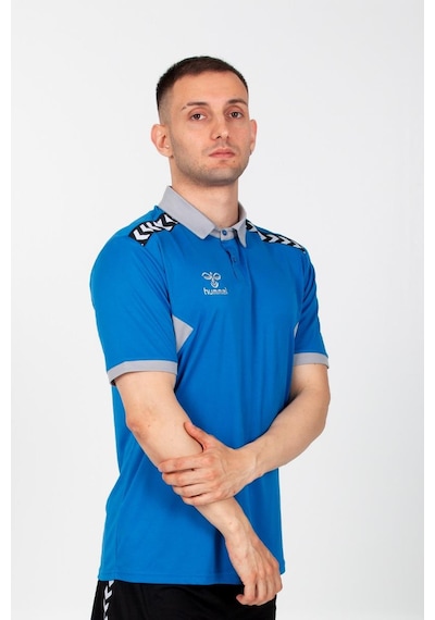 Hummel Otantik Polo Yaka Kamp Tişört Mavi