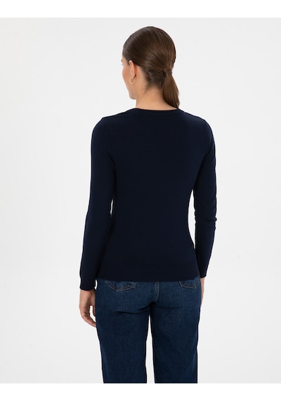 Pierre Cardin Kadın Lacivert Kazak /triko 50315758-vr033 Lacivert