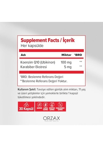 Ocean Koenzim Q10 30 Kapsül