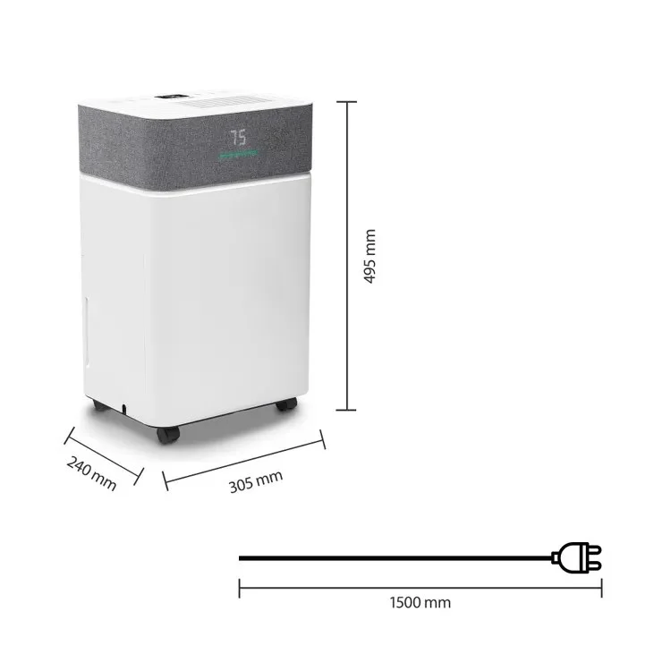Trotec Nem Alma Cihazı Ttk 63 E Wifi Beyaz - Gri