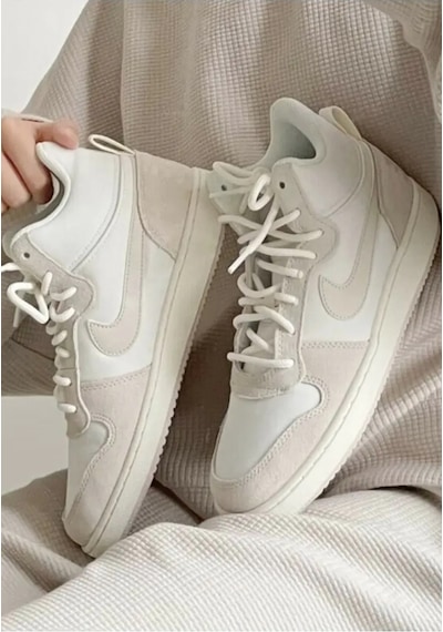Nike Court Borough Mid Kadın Spor Ayakkabı Krem