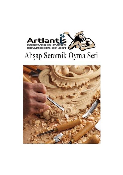 Ahşap Seramik Oyma Seti 3 Lü 1 Paket İskarpela Seti Paslanmaz Çelik Bıçaklı Ağaç Oyma Heykel Hobi Kretuar Grav