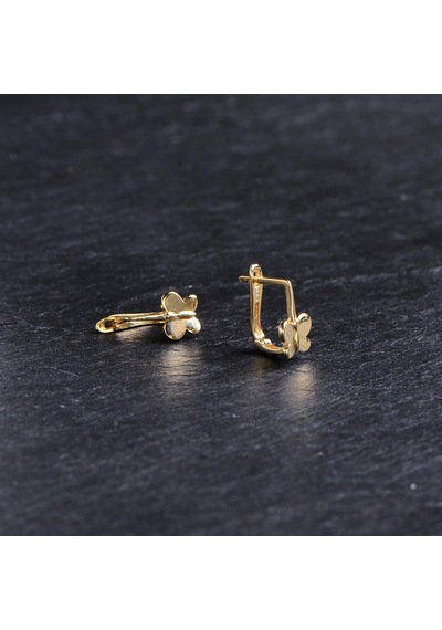 Goldkupe 14 Ayar Altın Kelebek Küpe 1,20 Gr-2501