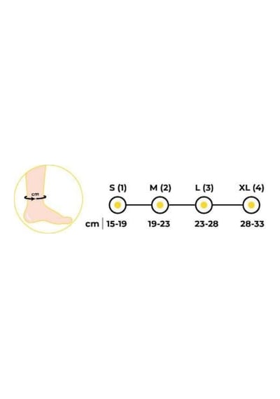 Elastik Destek Ayak Bilekliği Small
