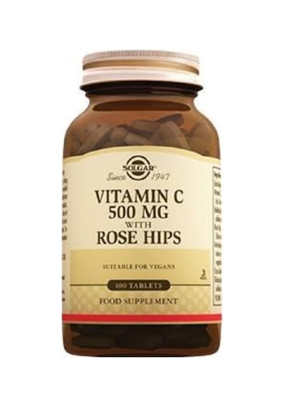Vitamin C 500 Mg With Rose Hips 100 Tablet