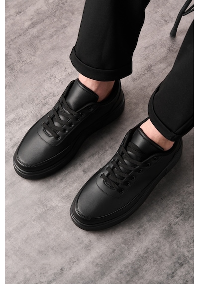Günlük Erkek Sneaker Ayakkabı -182 Siyah