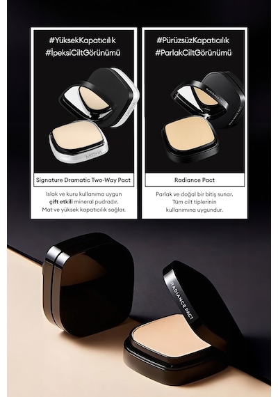 Islak Ve Kuru Kullanıma Uygun Mineral Pudra Signature Dramatic Twoway Pact Spf 25/pa++ No.23 Sand 73766528
