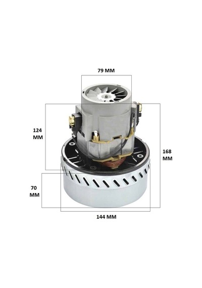 Arçelik Uyumlu S 6990 Süpürge Motoru 1200W Bakır Sargılı