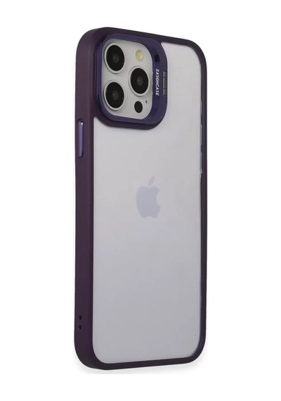 Joko Apple iPhone Uyumlu  14 Pro Uyumlu Kılıf Roblox Lens Standlı Kapak - Mor