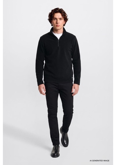 Lee 27k L2620001001 Yarä M Fermuar Polar Siyah