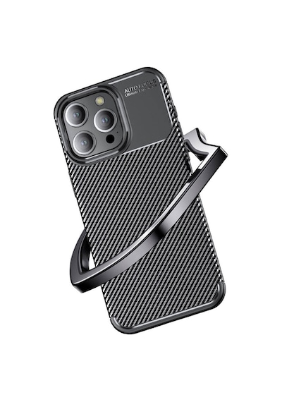 Zore İphone 15 Pro Max Uyumlu Ogaa Negro Silikon Kılıf-siyah