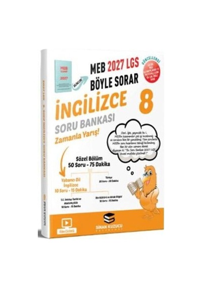 2027 8. Sınıf İngilizce Soru Bankası Sinan Kuzucu