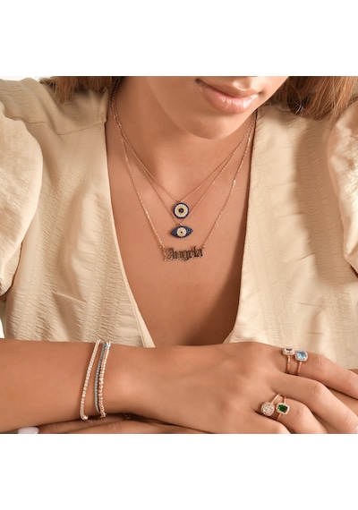 Kuyumcudukkani Beyaz Baget Taşlı "tektaş"yüzük-10437-r-w Rose Gold
