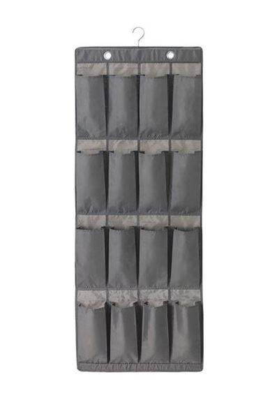 Ikea Skubb Ayakkabı Düzenleyici, Koyu Gri, 16 Cepli