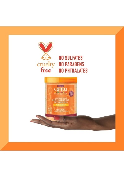 Cantu Shea Yağı Maksimum Tutuş Ballı Dökülme Şekillendirici Saç Jölesi 524 G