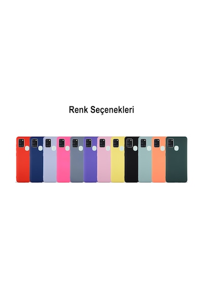 Samsung Galaxy Uyumlu A21S Kılıf İçi Kadife Lansman Silikon Kapak